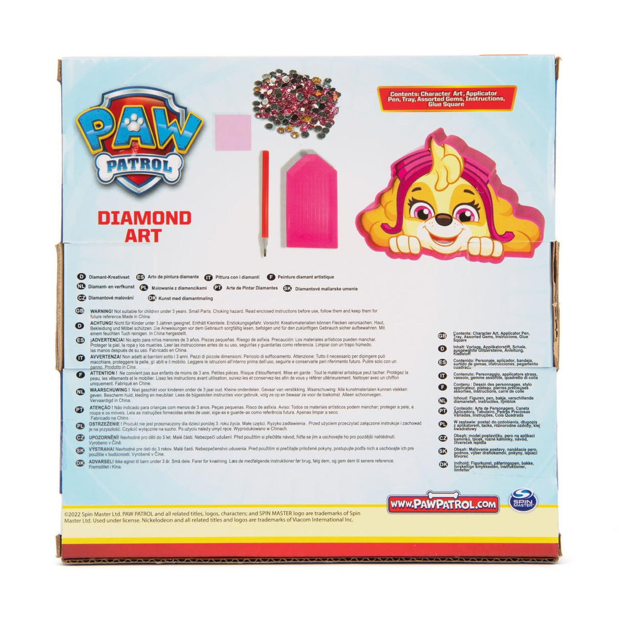 Sambro Diamantmalerei-Bastelset Paw Patrol Skye – kreatives Spielzeug.