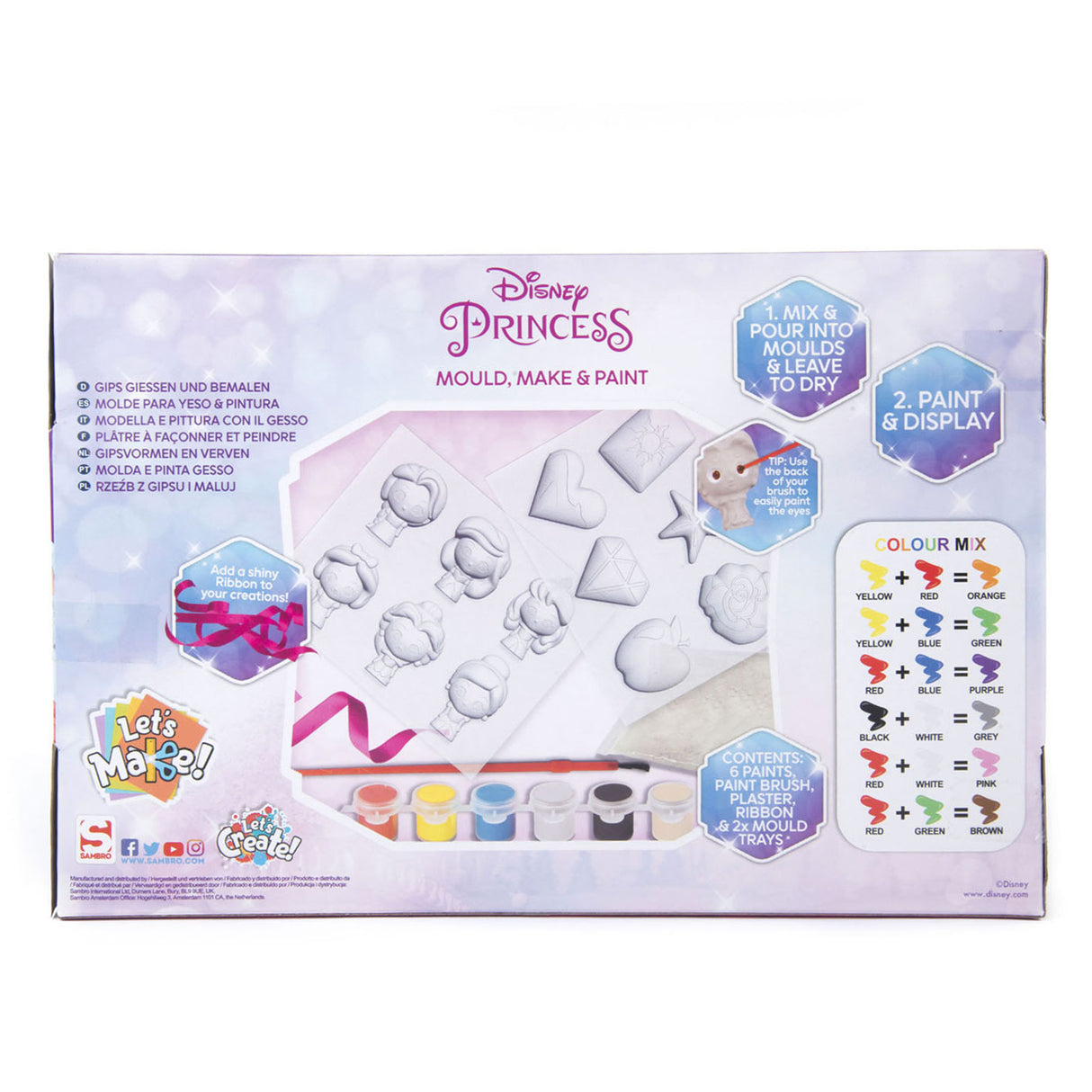 Girss malowanie Disney Princess XL