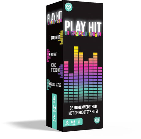 Asmodee play hit: de muzikale battle – actief hilarisch partyspel - perfect voor feestjes en familieavonden - test je muziekkennis!