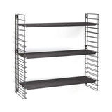 Tomado Bücherregal Retro Schwarz 70x21x68cm