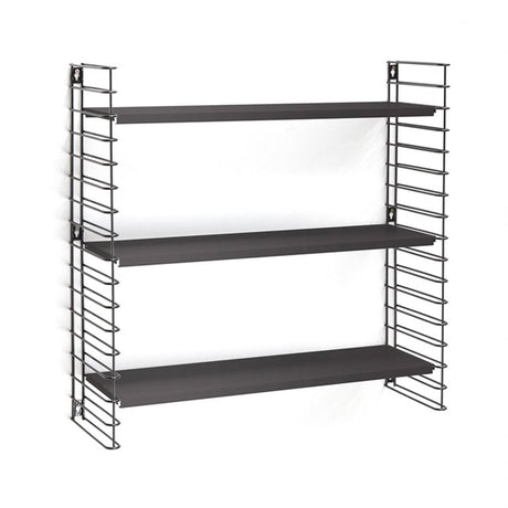 Tomado Bücherregal Retro Schwarz 70x21x68cm