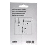 Mack 1069046 - deurstop rubber + schroef wit 30 x 35 mm 2 st pcs | 6 stuks