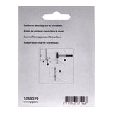 Mack 1069029 - deurstop rubber + schroef zwart 30 x 25 mm 2 st pcs | 6 stuks