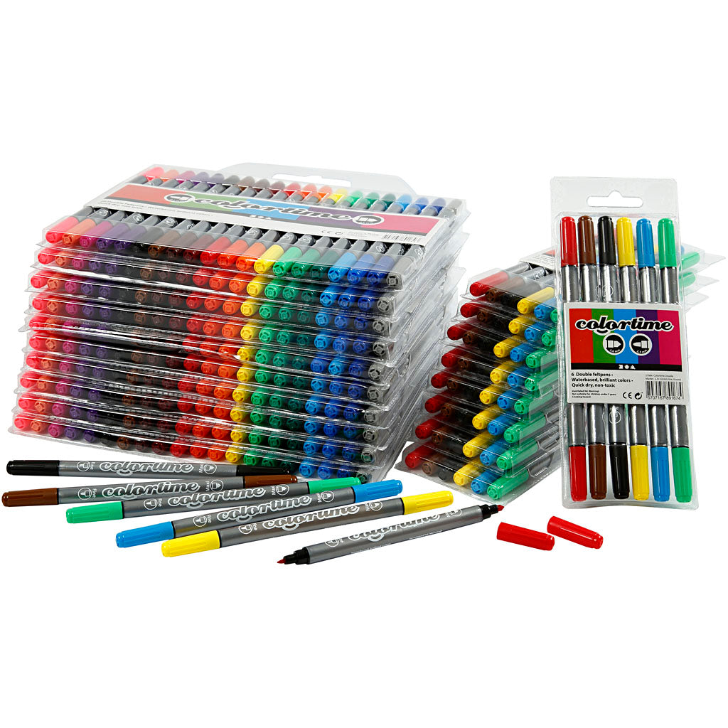 Https: www.cchobby.nl colortime-dubbelstift-lijndikte-2-3-3-6-mm-diverse-kleuren-260-stuk-1-doos