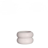 Ideas 4 seasons chubby bloempot gebroken wit ã˜9xh6,4cm