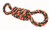 Happy Pet Nuts for Knots Extreme Coil 8 Shape Tugger Grau Orange