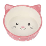 Happy Pet Feeding Bucket Kat Polka Pink Creme