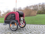 Trixie Dog Bike wózek czarny czerwony