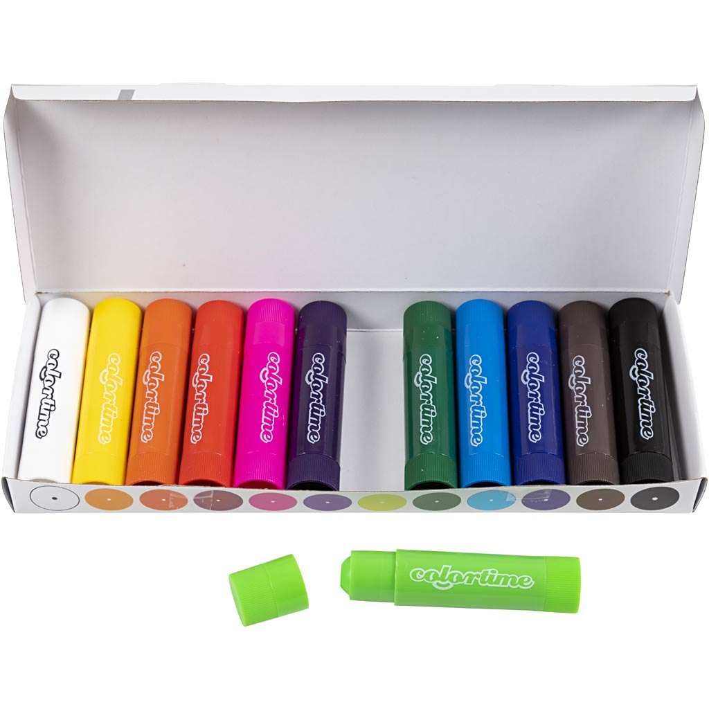 Creativ Company Soft Color Stick Chalk Color, 12st.
