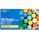 Mungyo-Ölpastell, L: 7 cm, Stärke 11 mm, verschiedene Farben, 12 Stück 1 Box