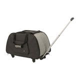 Trixie Travel Basket Trolley Black Light Grey