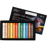 Mungyo Gallery Ölpastell Premium, L: 7 cm, Stärke 10 mm, verschiedene Farben, 12 Stück 1 Box