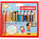 Stabilo Holzstifte – 3 in 1 – 10er-Set