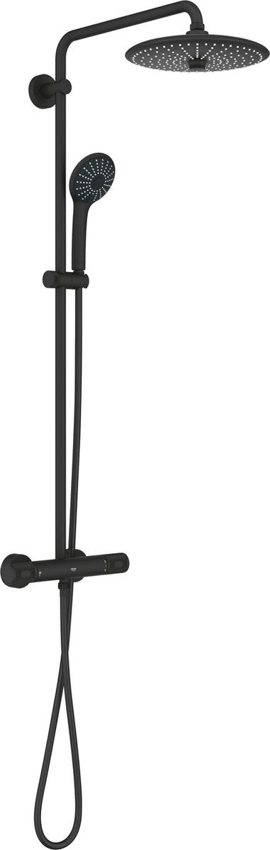 Grohe Quickfix Vitalio Joy 260 Duschsystem – Wandmontage – wassersparend – Phantomschwarz