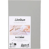 Creativ Company Linoleum, Größe 10x15 cm, Stärke 3 mm, grau, 2 Stück 1 Karton