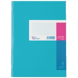 Kolomboek könig ebhardt a4 210x257mm lichtblauw 6 kolommen 40 vel