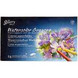 Mungyo Aquarellkreide, L: 9,3 cm, verschiedene Farben, 24 Stück, 1 Box