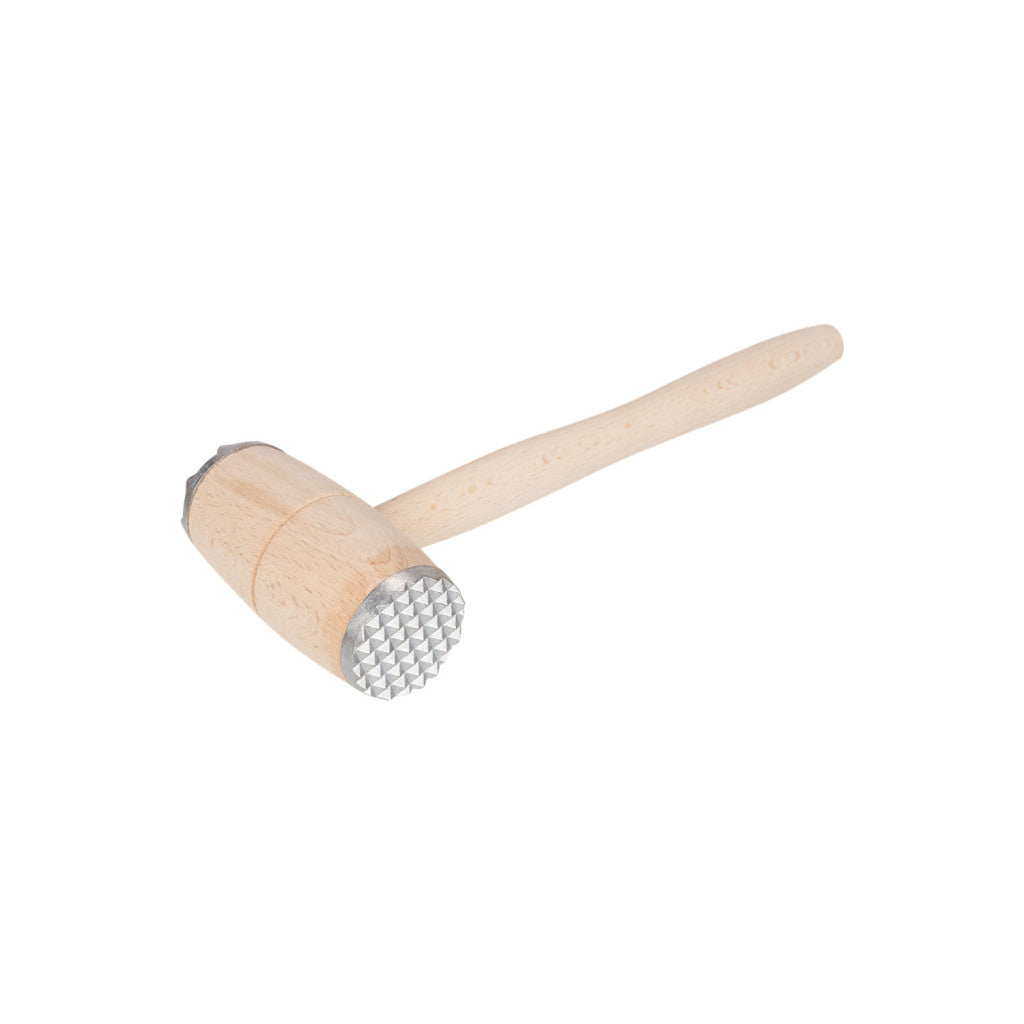 Martillo de carne de madera básica con masa de aluminio 31 cm