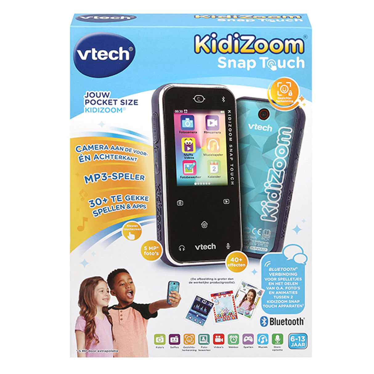 VTech Toy Telefon KidIzoom Snap Touch Blue 2-deli