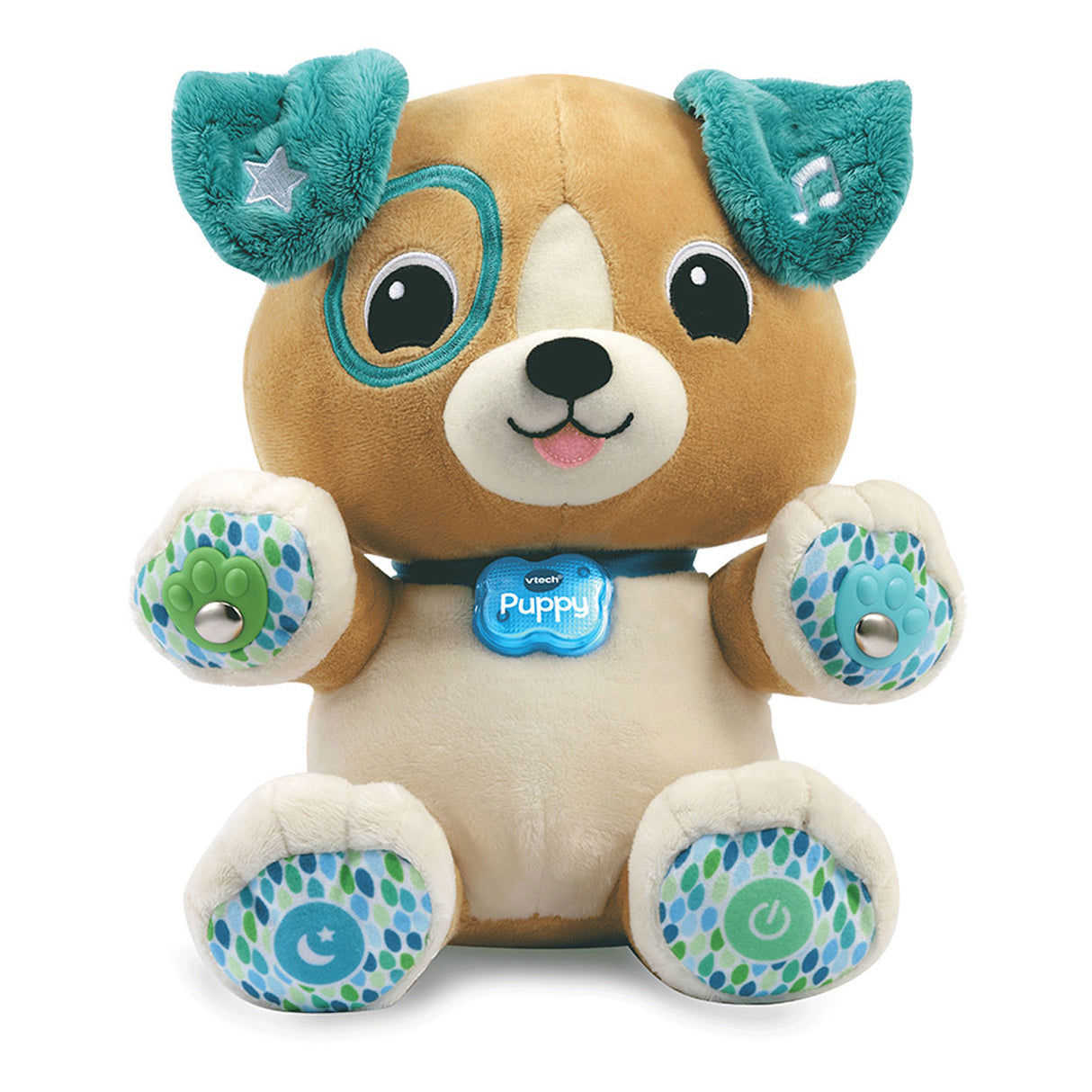 Vtech abbracciare il mio cucciolo interattivo peluche marrone turchese