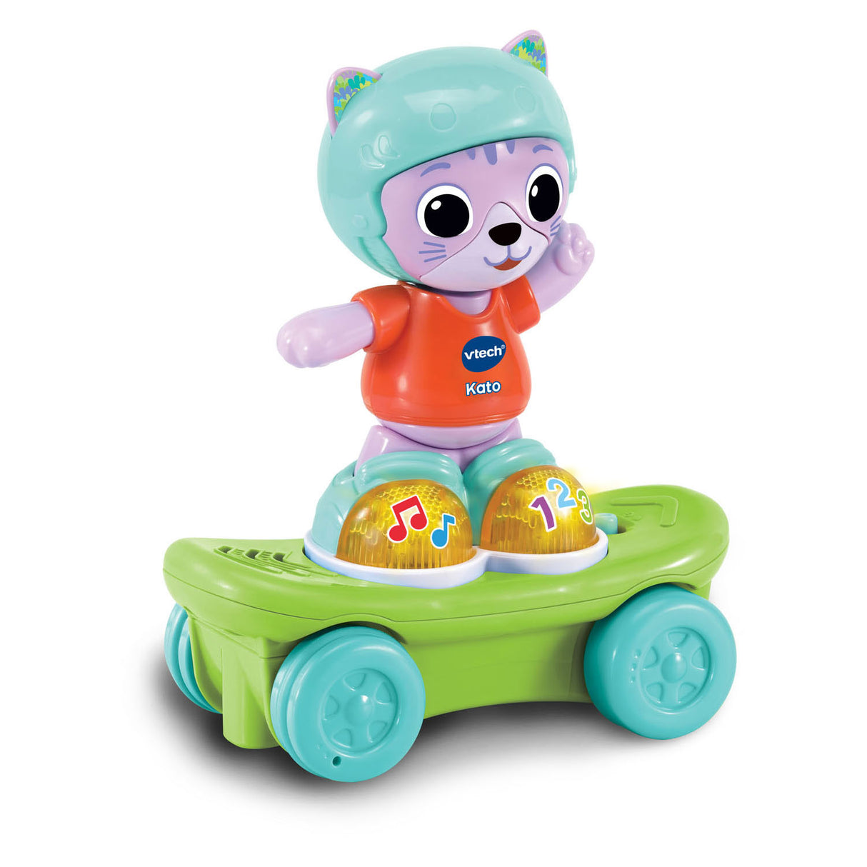 VTECH Animal Friends Kato de Skateboard Kat