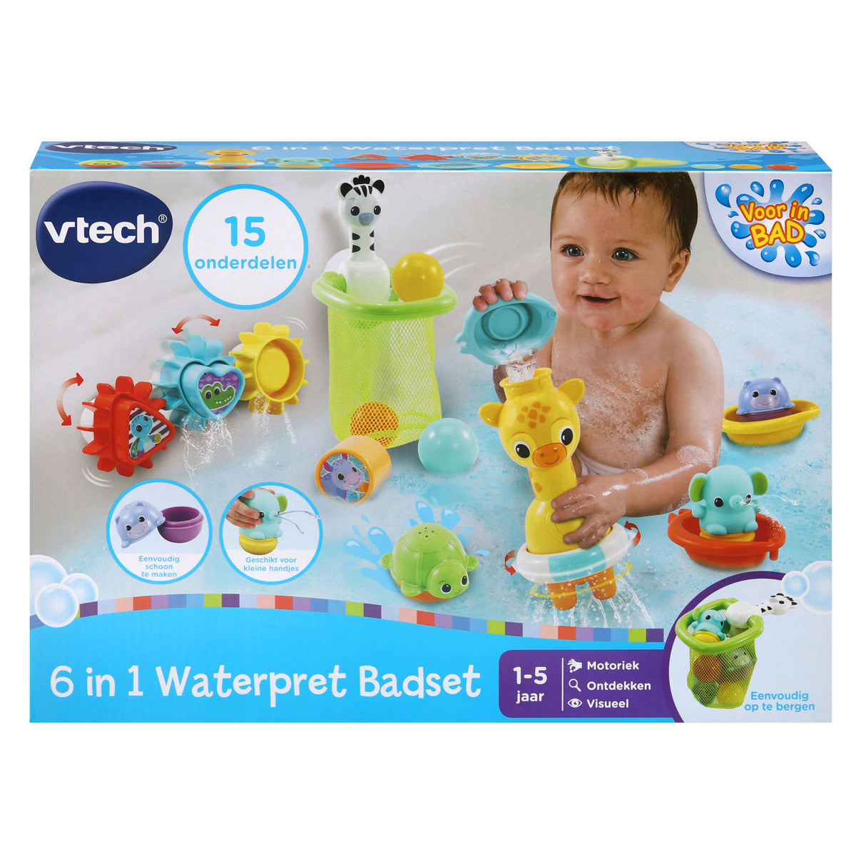 Vtech baby 6in1 vann morsom badesett