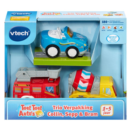 Vtech Toot Toot Cars Trio Pack – Collin, Sepp und Bram