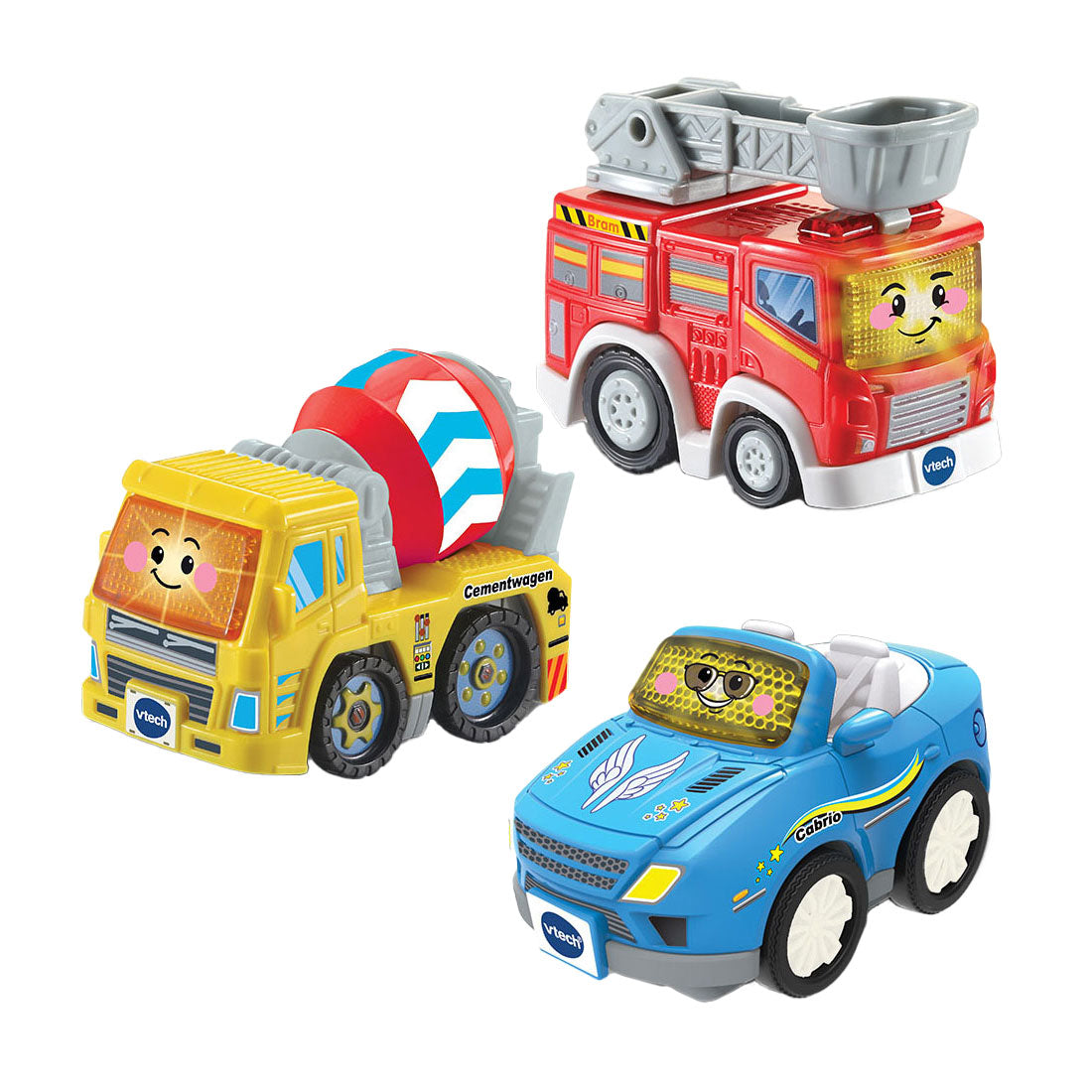 Vtech TOET TOET Auto's Pack Collin, Sepp et Bram