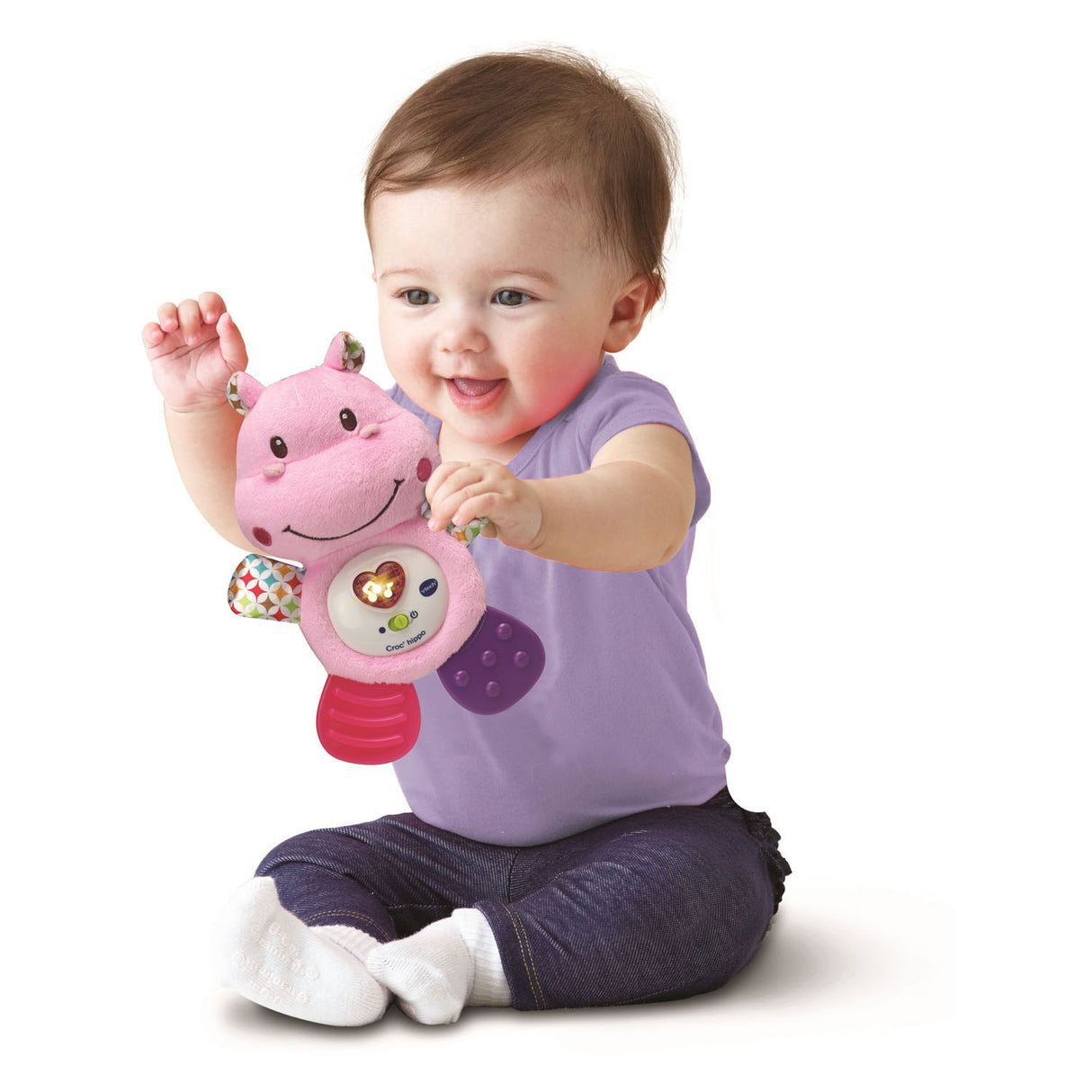 Vtech Babyrassel Krokodil Nilpferd