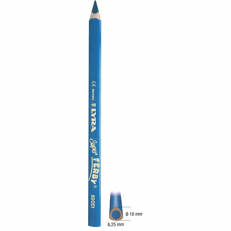 Lyra Super Ferby 1 Buntstifte, L: 18 cm, Mine 6,25 mm, weiß, 12 Stück 1 Box