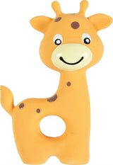 Zolux puppy toys latex giraffe orange