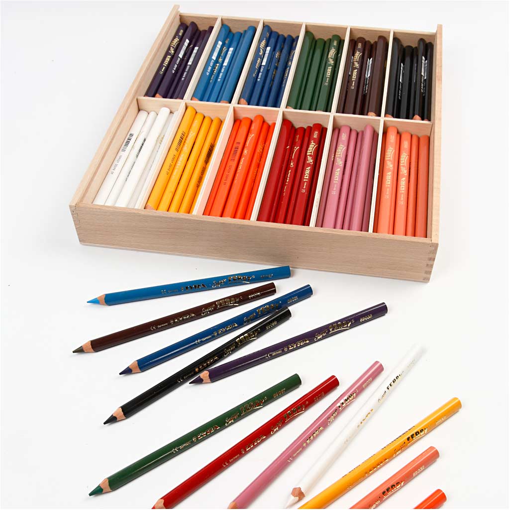 Lyra Super Ferby 1 Buntstifte, L: 18 cm, Mine 6,25 mm, farbig sortiert, 12x12 Stück 1 Box