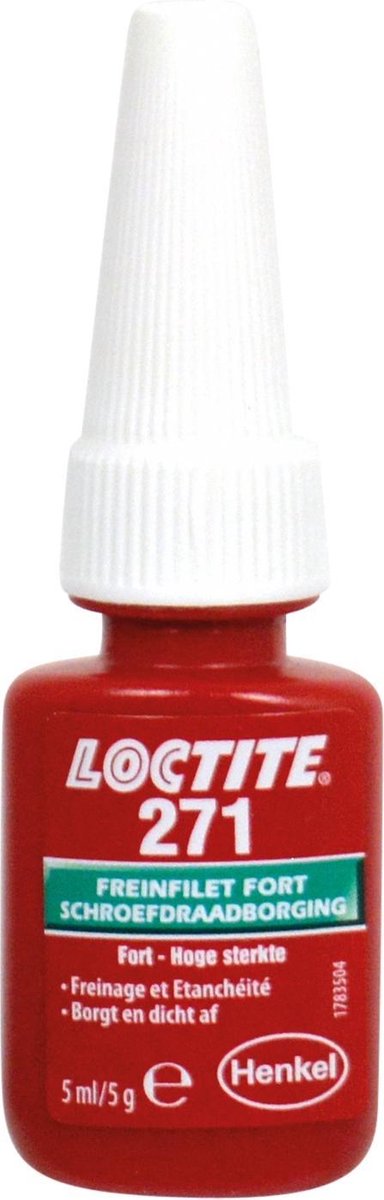 Loctite 271 Schraubensicherung rot 5 ml – hohe Festigkeit