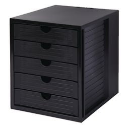 Han Kommode 1450 5 Schubladen 27,5x33x32cm schwarz