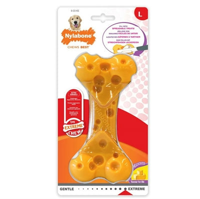 Nylabone dura masticar hueso de queso