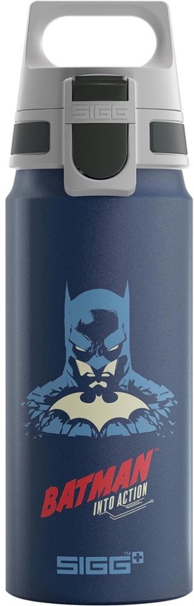 Sigg Batman Trinkflasche Aluminium 0,6l – kinderfreundlich und auslaufsicher.