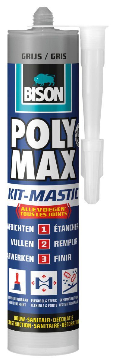 Bison Dichtmittel Poly Max grau 280 ml