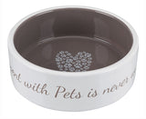 Trixie Food Bowl Pets Home Taupe