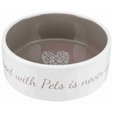 Trixie Food Bowl Pets Home Taupe