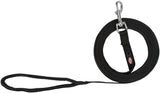 Trixie Hundeleine Schleppleine Gurtband schwarz