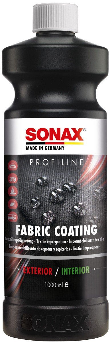 SONAX profiline Stoffbeschichtung – Cabriodach-Textilimprägnierung