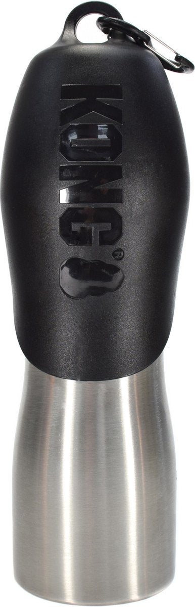 Kong H2O Trinkflasche Edelstahl schwarz