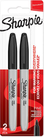 Sharpie Permanentmarker | feiner Punkt | schwarze Tinte | 2 Stk