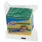 Nicols 1061449 - synthetisch schuurspons netto plus x3 | 6 stuks