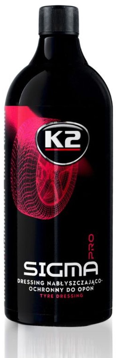 K2 Autoreifen schwarz Sigma Pro Gel zum Polieren und Pflegen von Reifen