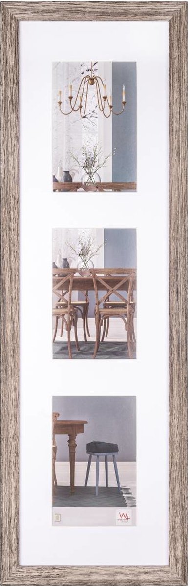 Walther Fiorito - MDF-Holzrahmen - Fotogröße 3x10x15 cm - Walnuss