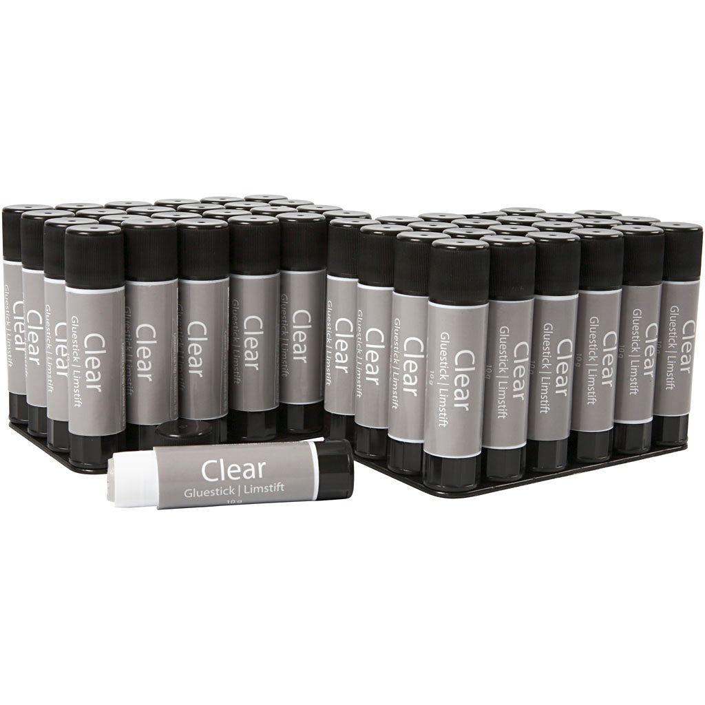Creativ Company Transparent Leim Marker Runde, 48st.