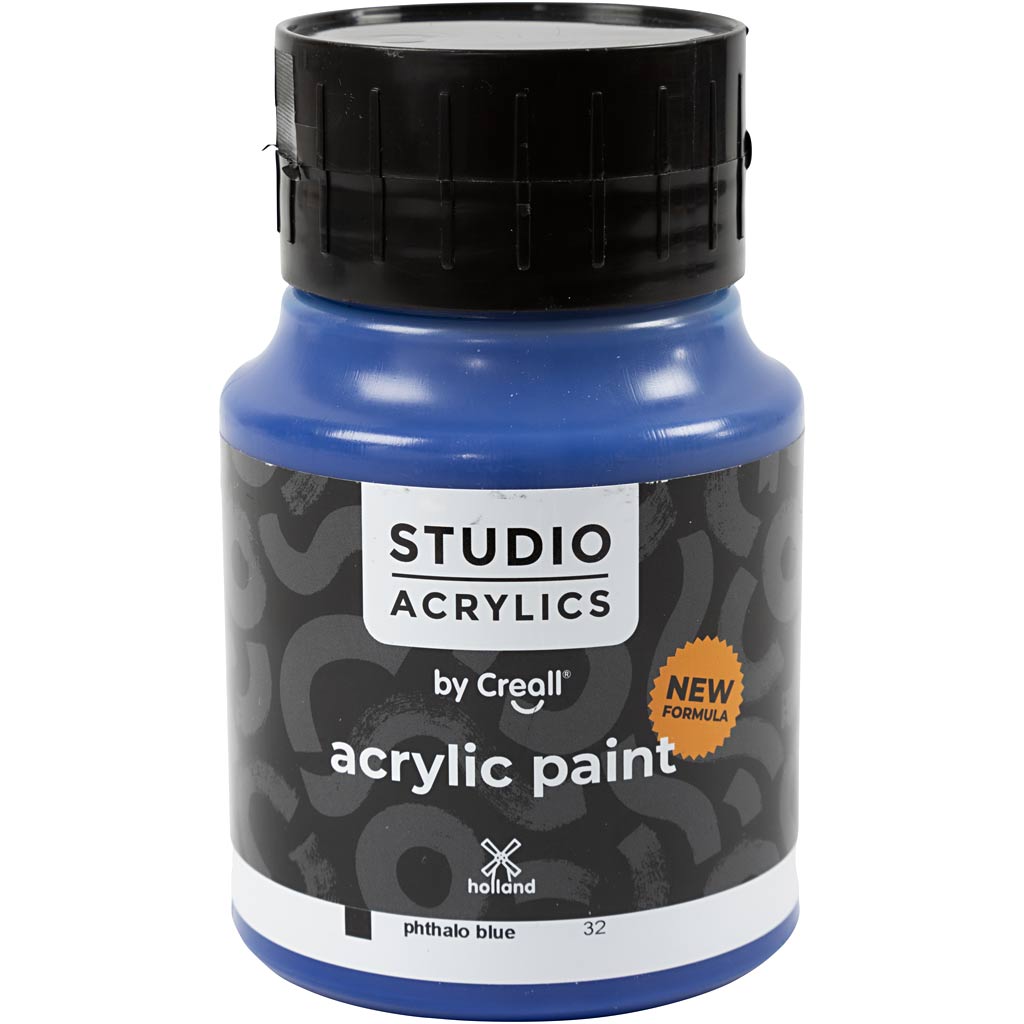 Https: www.cchobby.nl creall-studio-acrylic-paint-opaque-phtalo-blue-32-500-ml-1-bottle