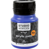 Creall Studio Acrylfarbe, halbdeckend, Ultramarinblau (42), 500 ml 1 Flasche