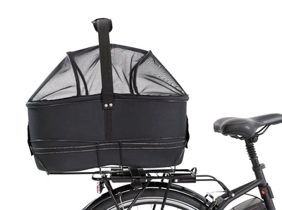 Trixie Fahrradkorb Gepäckträger breit schwarz